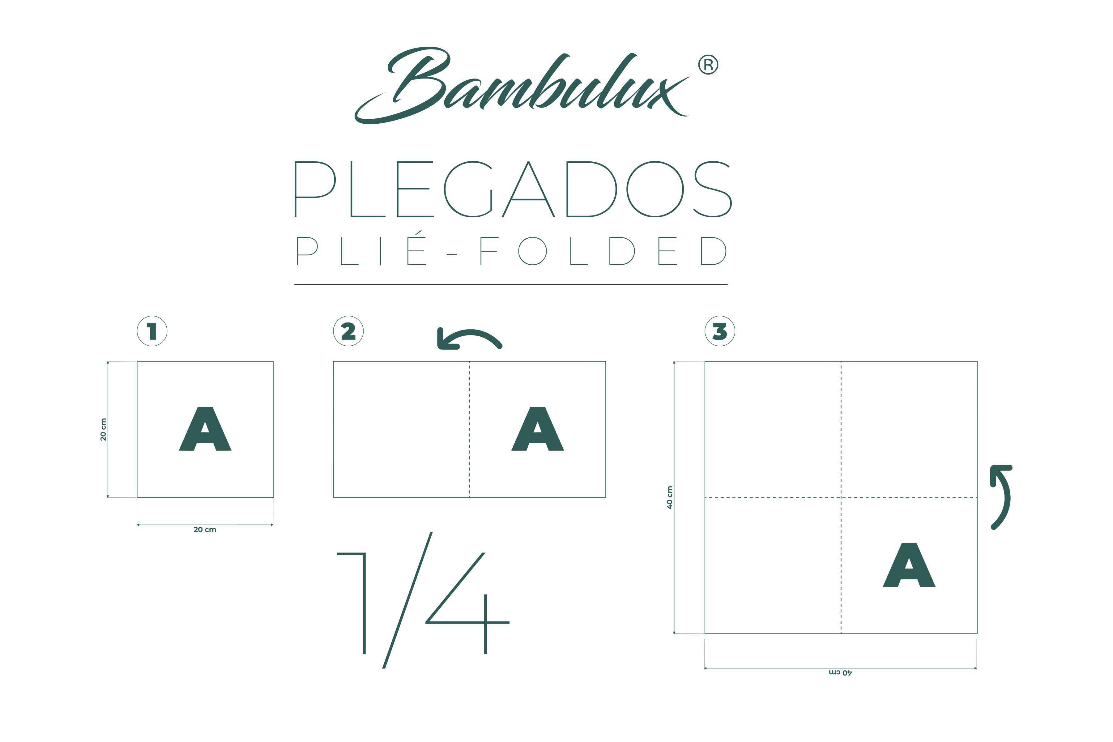 Servilletas Bambulux 40x40cm Deco. Venecia Melocotón, 480uds